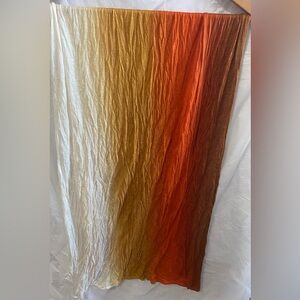 Vintage H&M Sunset Ombre Gradient Jersey Scarf – Oversized Stole Wrap EUC Y2K